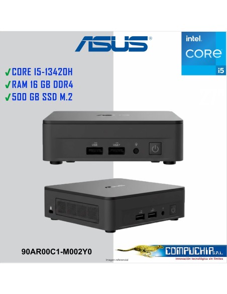 Mini Asus Nuc CORE i5-13420H 3.30 GHZ, 16GB DDR4, 500GB M.2 SSD