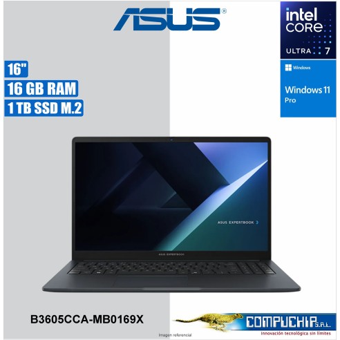 NB ASUS Expertbook B3605CCA-MB0169X / 16" IPS Core Ultra 7 255H 2.0/5.1GHz, 16GB DDR5