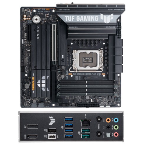 Motherboard ASUS TUF GAMING B860M-PLUS WIFI, Chipset Intel B860, LGA 1851, HDMI, DP, mATX