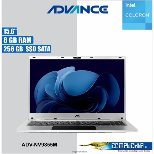 Notebook Advance NV9855 15.6" Celeron N4020 1.10 GHz 8GB RAM 256GB SSD