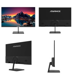 Monitor Plano ADVANCE ADV-2152S 21.5" FHD IPS 100Hz 1ms HDMI DP VGA PARLANTES negro