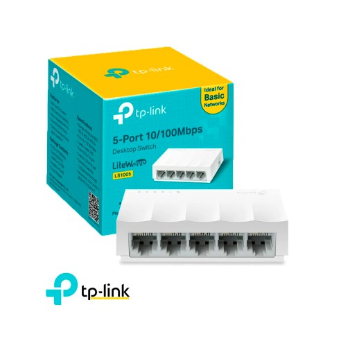 LS1005 Switch TP-LINK no administrable LiteWave 5 puertos 10/100