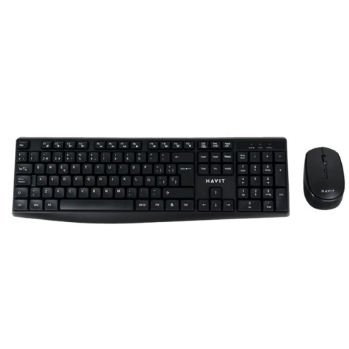 KIT OFFICE INALAMBRICO HAVIT KB278CGM-SP NEGRO
