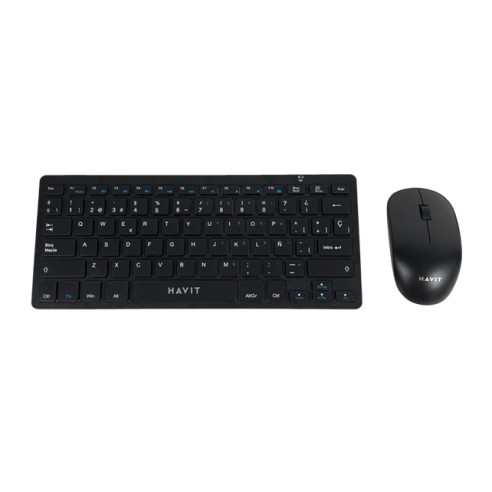 KIT OFFICE INALAMBRICO HAVIT KB255GCM-SP NEGRO