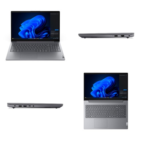 Notebook Lenovo V15 G5 IRL, 15.6" FHD TN, Core i3-1315U de hasta 4.5GHz, 8GB DDR5-5200