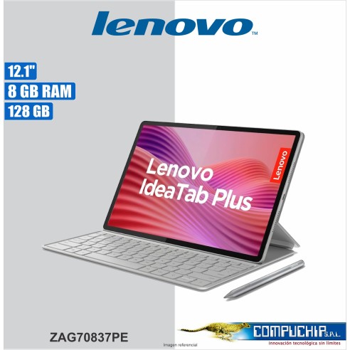 Tablet Lenovo Tab Plus 12.1" 2.5K (2560x1600) IPS/90Hz/Touch/8GB RAM/256GB ROM, Android 15
