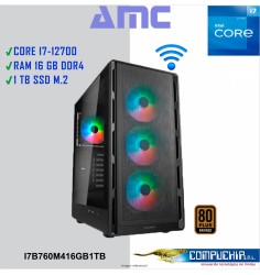 PC INTEL CORE I7-12700 2.1/4.9 GHz, 16GB DDR4, 1TB M.2 SSD.