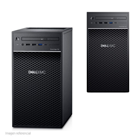 Servidor Dell PowerEdge T40, Xeon E-2224G 3.5GHz, 8MB/4C, 8GB 3200MT/s UDIMM 1TB SATA 7.2K