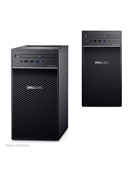 Servidor Dell PowerEdge T40, Xeon E-2224G 3.5GHz, 8MB/4C, 8GB 3200MT/s UDIMM 1TB SATA 7.2K