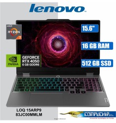 NB LENOVO LOQ 15ARP9, 15.6" FHD IPS, AMD RYZEN 7-7435HS 4.5 GHz, 16GB DDR5-4800