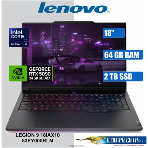Notebook Gaming Lenovo LEGION 9 18IAX10, 18" WQUXGA IPS, Core Ultra 9 275HX 5.4GHz, 64GB