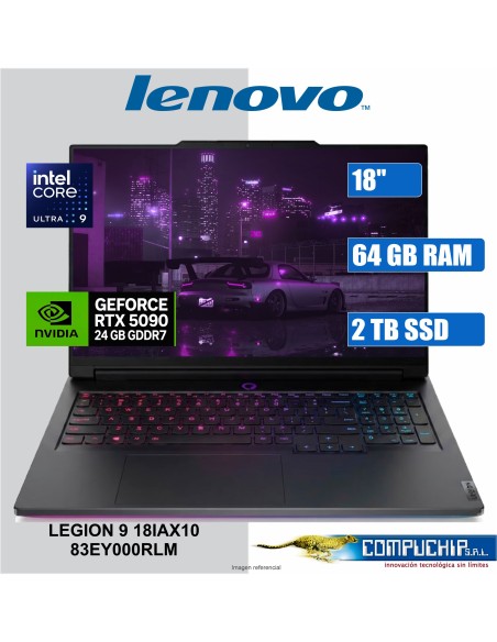 Notebook Gaming Lenovo LEGION 9 18IAX10, 18" WQUXGA IPS, Core Ultra 9 275HX 5.4GHz, 64GB