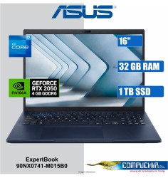 NB ASUS ExpertBook B3604CVF-Q90910 16" Core i7-1355U 1.7/5.0GHz 32GB DDR5, RTX 2050 4GB