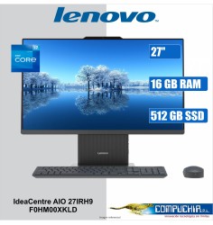 All-in-One Lenovo IdeaCentre AIO 27IRH9 27" FHD IPS Core i7-13620H hasta 4.9GHz, 16GB DDR5, 512GB SSD M.2