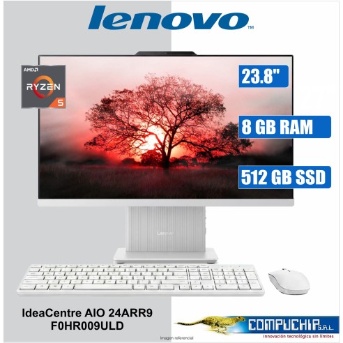 All-in-One Lenovo IdeaCentre AIO 24ARR9, 23.8" FHD IPS Ryzen 5 7535HS 3.3/4.5GHz, 8GB DDR5