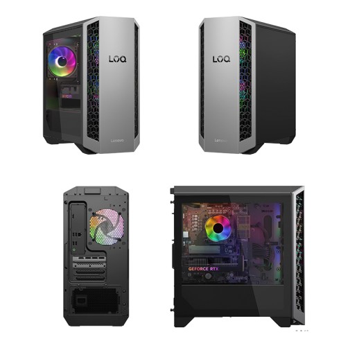 PC Gaming Lenovo LOQ TOWER 26ADR10, RYZEN 7 8745HX 5.1GHZ, 32GB DDR5, 1TB SSD.