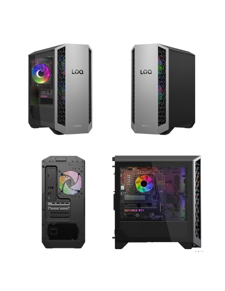 PC Gaming Lenovo LOQ TOWER 26ADR10, RYZEN 7 8745HX 5.1GHZ, 32GB DDR5, 1TB SSD.