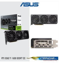 Tarjeta de video ASUS PRIME-RTX5060TI-O16G, 16GB GDDR7, PCIe Gen 5.0