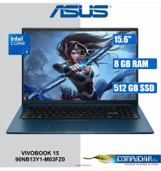 NB ASUS Vivobook 15, X1504VA-BQ5699/15.6" FHD IPS/Core 5-120U 5.0G/8GB DDR5/512GB SSD M.2