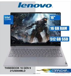NB Lenovo ThinkBook 16 Gen 9, 16" WUXGA IPS, Core 5 210H, 16GB DDR5, 512GB SSD M.2