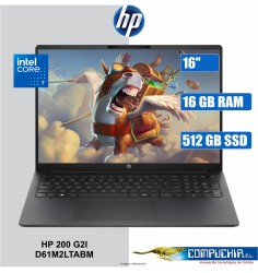 Notebook HP 200 G2I, 16" WUXGA IPS Core 7 150U 5.4GHz, 16GB DRR5, 512GB SSD M.2