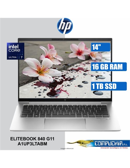 NB HP EliteBook 840 G11 14" LCD LED WUXGA, CORE ULTRA 7 155U, 4.8GHz, 16GB DDR5-5600MHz