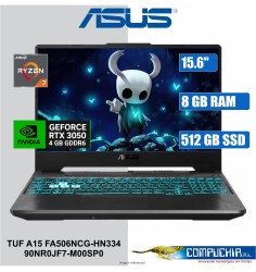 NB ASUS TUF GAMING A15 FA506NCG-HN334, 15.6" FHD IPS, Ryzen 7 8845HS 5.1G, 8G DDR5, RTX 3050