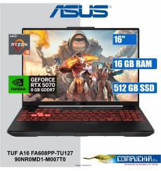 NB ASUS TUF FA608PP-TU127 A16/16" WUXGA IPS/AMD Ryzen 9 8940HX 5.3GHz/16G DDR5/RTX 5070 8G