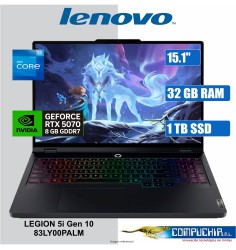 Notebook Gaming Lenovo Legion 5i Gen 10, 15.1" WQXGA OLED, Core I7 14700HX, 32GB DDR5, 1TB SSD M.2