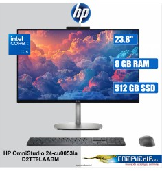 AIO HP OmniStudio 24-cu0053la 23.8" FHD UWVA IPS/Core 5 120U 5.0GHz/8GB DDR5/512GB SSD M.2