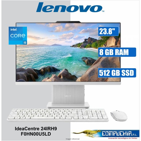 AIO Lenovo IdeaCentre 24IRH9, 23.8” FHD IPS, Core i5-13420H hasta 4.6GHz, 8GB DDR5 SODIMM