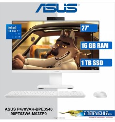 AIO ASUS P470VAK-BPE3540, 27" FHD IPS, Core 7-240H hasta 5.2GHz, 16GB DDR5, 1TB SSD