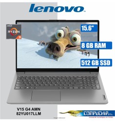 Notebook Lenovo V15 G4 AMN 15.6" FHD TN AMD Ryzen 3 7320U 2.4 / 4.1GHz, 8GB LPDDR5-5500MHz