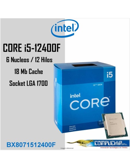 PC INTEL CORE I5-12400F 2.50/4.40 GHZ, 16GB DDR5, 512 GB SSD, RTX 3050 LP, MONITOR 24"