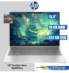 Notebook Hp Pavilion Aero Laptop 13-Bg0002La 13.3" Wuxga Fhd Ips Ryzen 5 8640U 4.9Ghz 16Gb.