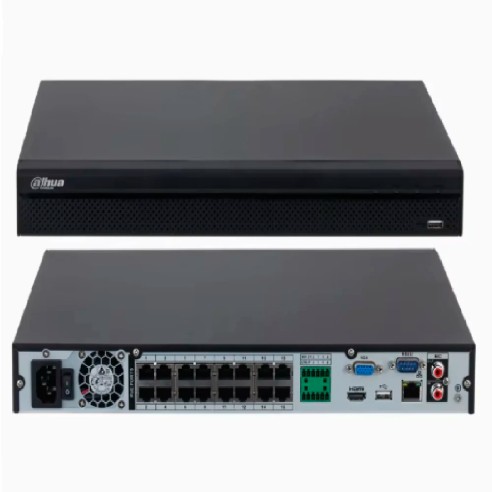 NVR LITE 16CH 16POE 1U, 2 HDD, 4K, SMD PLUS DHI-NVR4216-16P-4KS3