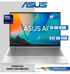 NB ASUS Zenbook UX3405CA-SU159W, 14" 3K OLED Touch, Core Ultra 9 285H 2.9/5.4GHz, 16GB LPD
