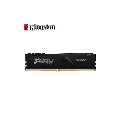 Memoria UDIMM Kingston Fury Beast, 32GB, DDR4, 3200MT/s, PC4-25600, CL16, 1.35V, Negro