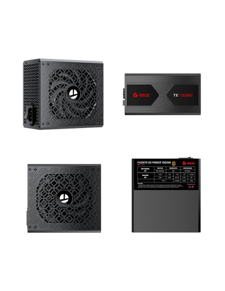 Fuente de Alimentación Gamer Teros TE-1328G, Formato ATX, 1000W 80 Plus Gold 155-240V