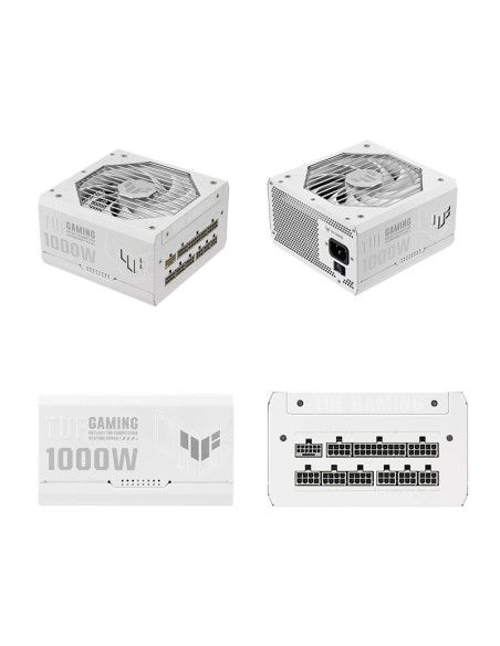 Fuente de alimentación ASUS TUF Gaming 1000W Gold White Edition, 80 PLUS Gold, Formato ATX