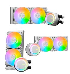 Refrigeracion líquida MSI MAG CORELIQUID E240 / Cantidad de ventiladores: 2, Color Blanco