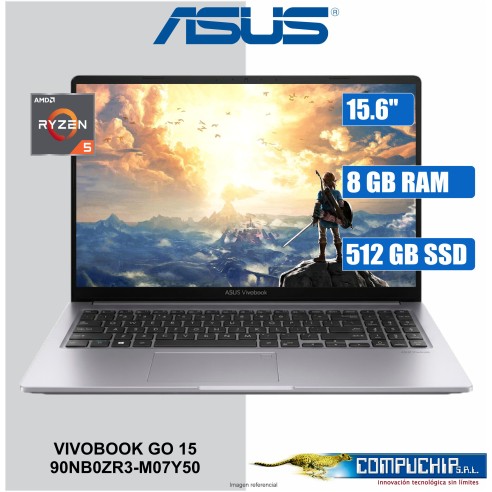 NB ASUS Vivobook Go 15 E1504FA-BQ5556/15.6" FHD/AMD Ryzen 5 40 4.3G/8G LPDDR5/512G SSD M.2