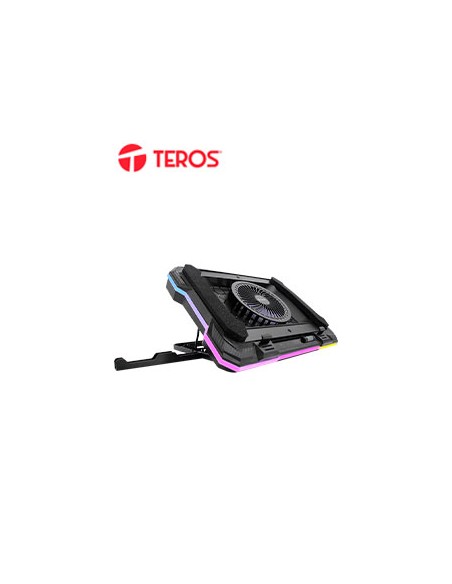 Cooler TEROS TE-7133N RGB, compatible con notebooks de 14" hasta 19"