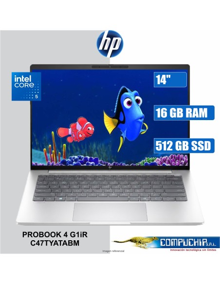 NB HP ProBook 4 G1iR/14" WUXGA IPS UWVA/Core 5 120U 1.4/5GHz/16GB DDR5-5600/512GB SSD M.2