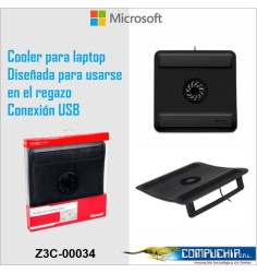 COOLER PARA LAPTOP MICROSOFT COLOR NEGRO