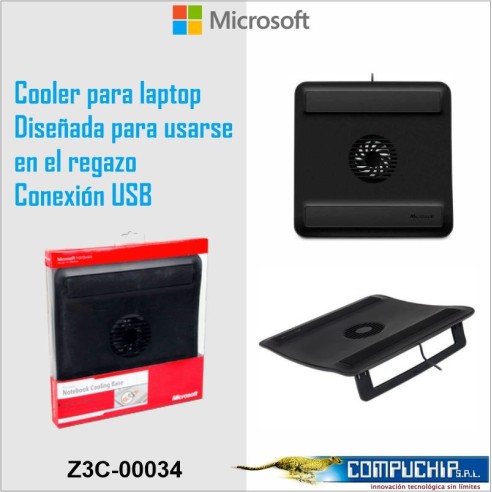 COOLER PARA LAPTOP MICROSOFT COLOR NEGRO
