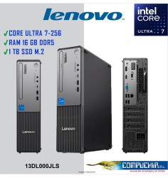 Computadora Lenovo ThinkCentre NEO 50S Gen 6, Core U7-265 5.3GHz, 16GB DDR5-5600MHZ