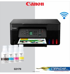 Multifuncional de Tinta Continua Canon PIXMA G3170,imprime/escanea/copia, USB/Wi-Fi