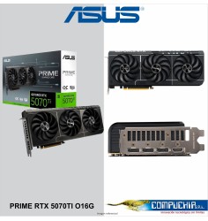 Tarjeta de vídeo ASUS PRIME-RTX5070TI-O16G, 16GB GDDR7, PCIe Gen 5.0