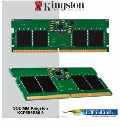 Memoria SODIMM Kingston 8GB DDR5-5600MT/s, PC5-44800, CL46, 1.1V, 262-pin, 1Rx16, Non-ECC